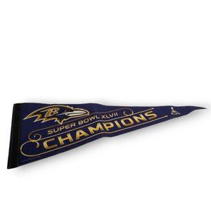Super Bowl XLVIII Champions Seattle Seahawks 12x30 Pennant NFL Wall Decor 2014